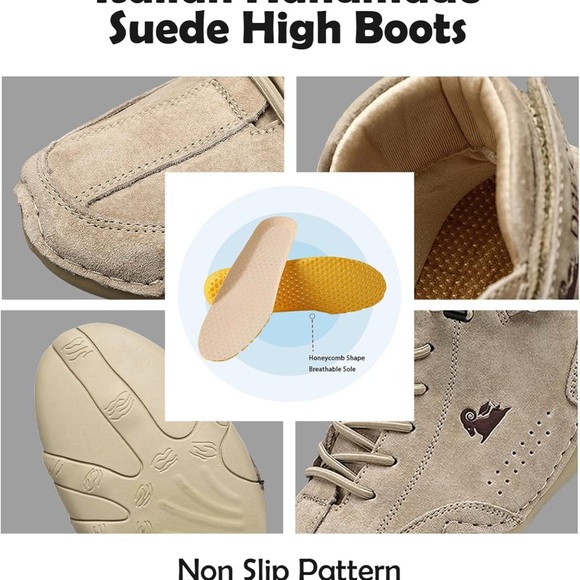 Men\'s Beige Suede Chukka Boots